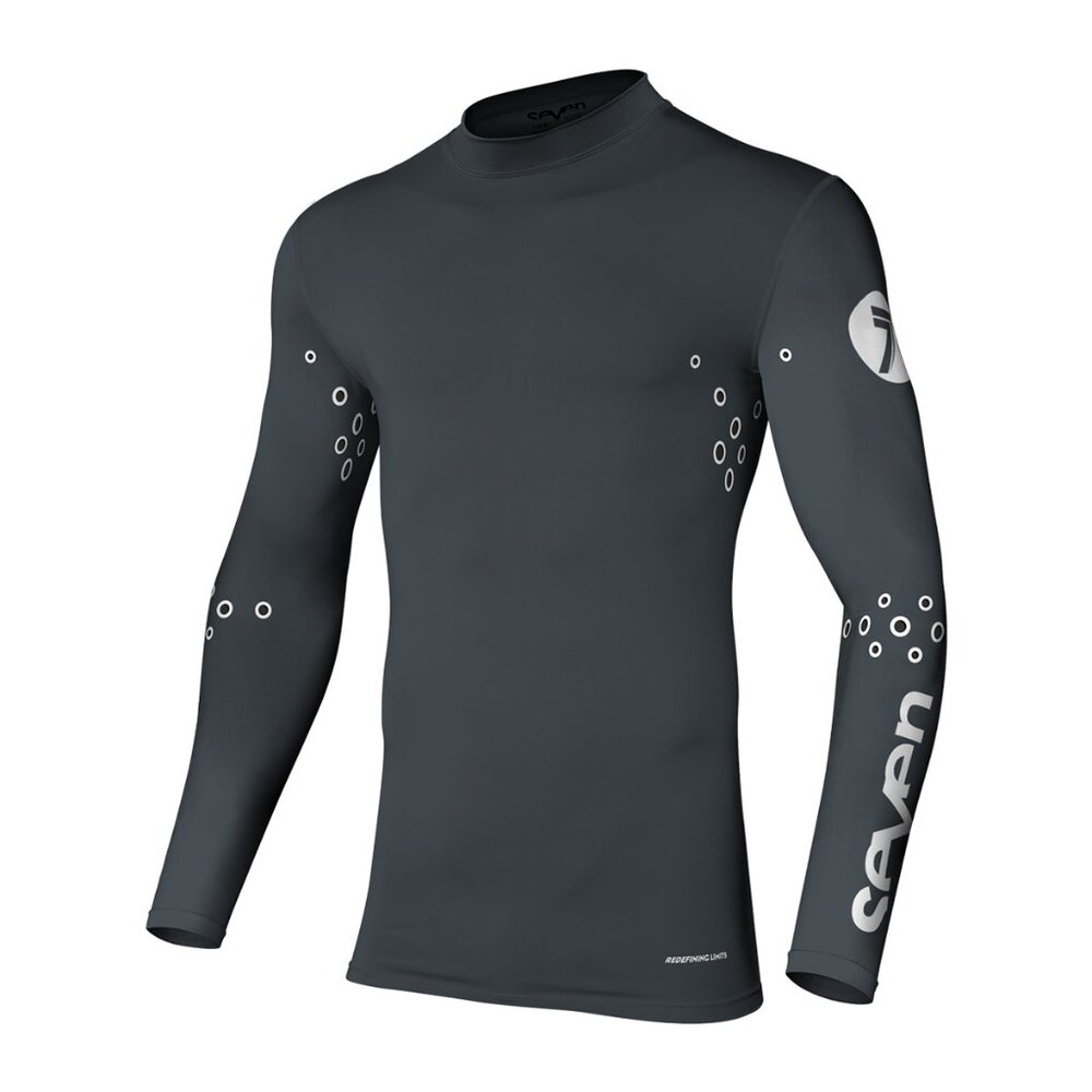 Seven Laser Cut Compression Jersey - Charcoal - 2XL